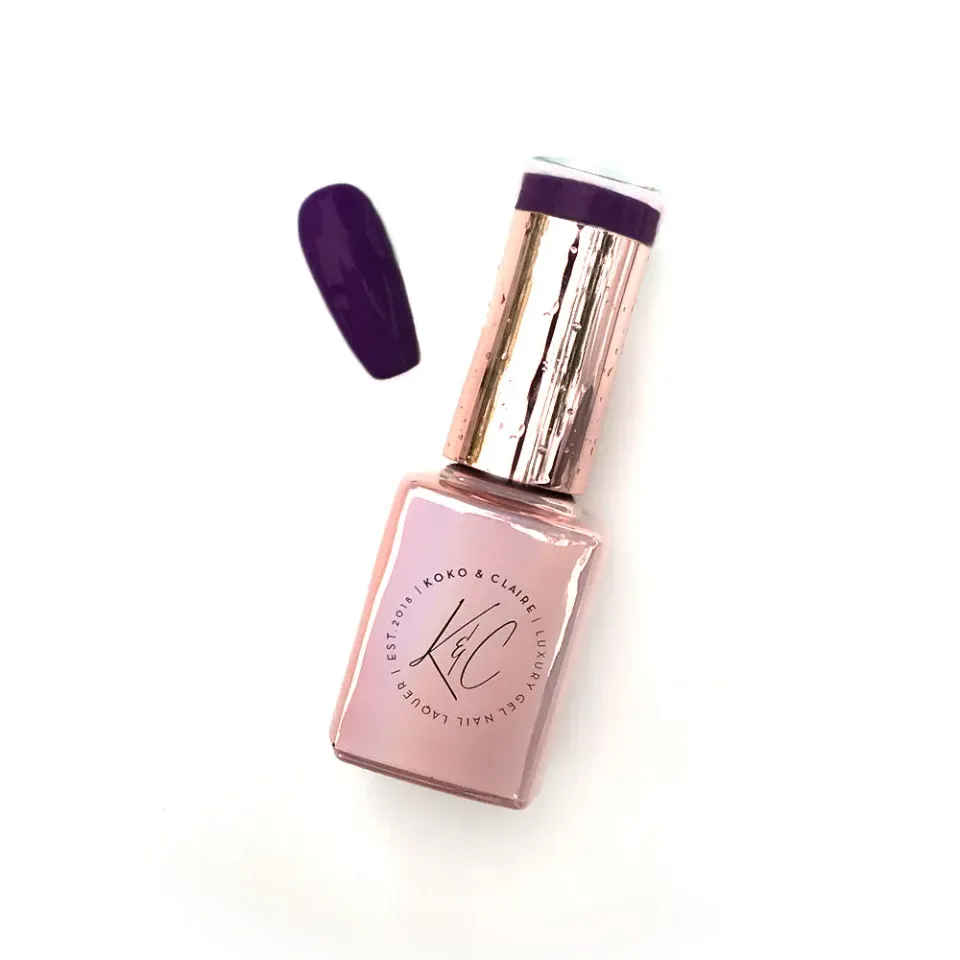 Clear Jelly Stamper KoKo & Claire 070 Deepest Grape gellak lilla