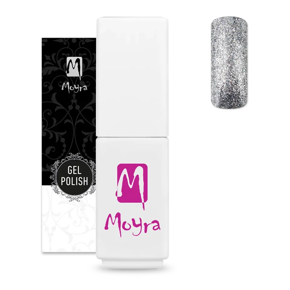 Moyra Mini Diamond 601 Silver gellak 5,5 ml glitter