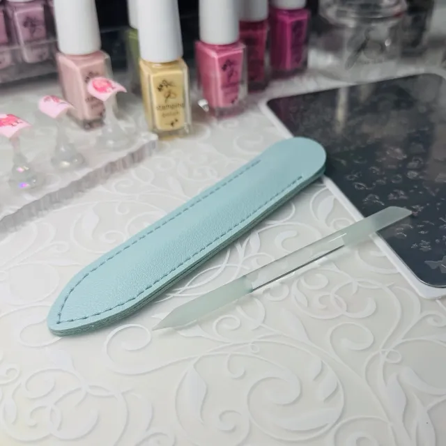 Clear Jelly Stamper Cuticle Glass Tool neglebåndsskubber glas