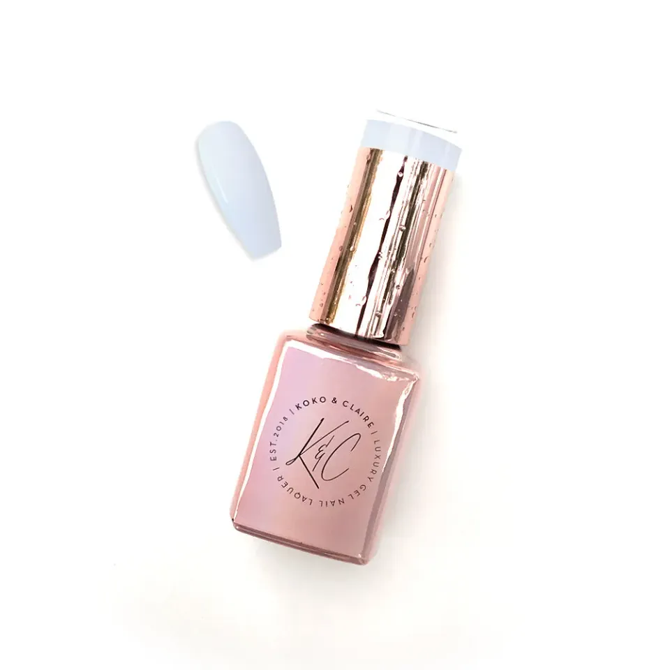 Clear Jelly Stamper Koko & Claire 0153 Blushing Blue lyseblå gellak