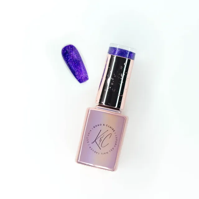 Clear Jelly Stamper KoKo & Claire 046 Fluffing Purple gellak 12 ml lilla