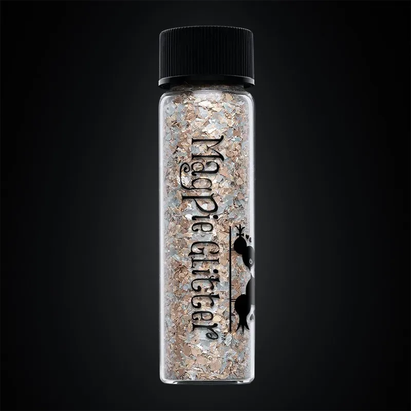 Indigo Nails Wren Glitter negleglitter brun bronze