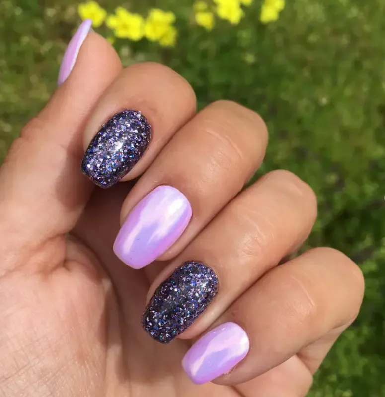 Beautystones Esme Glitter negleglitter pink