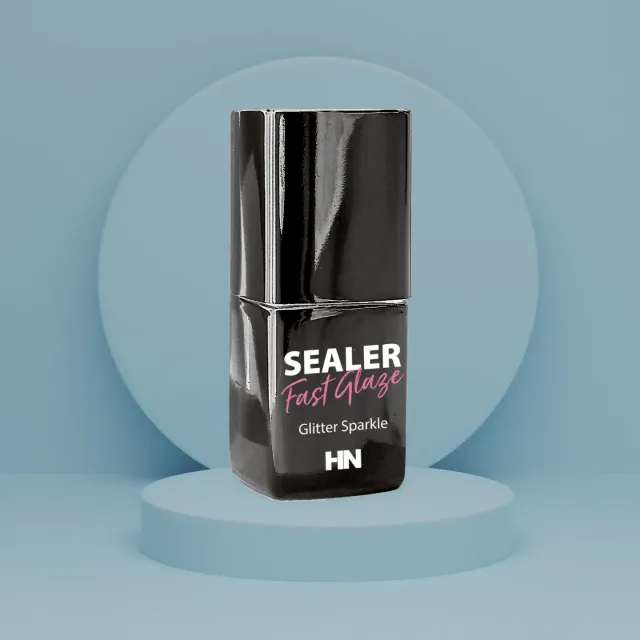 Nail Supply Fast Glaze Sealer topcoat glitter 10g UV