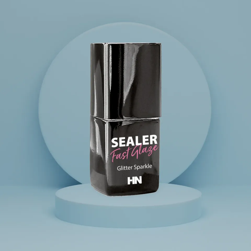 Nail Supply Fast Glaze Sealer topcoat glitter 10g UV