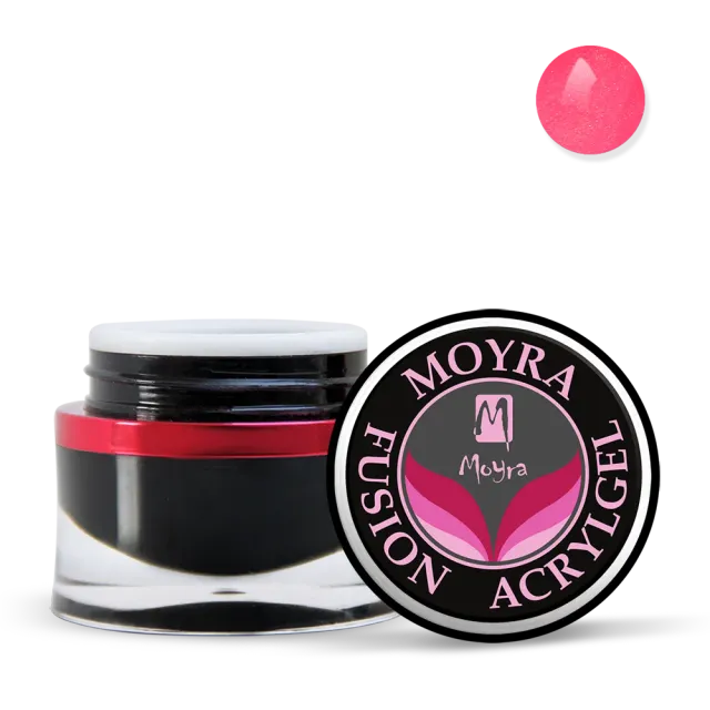 Moyra Fusion Acrylgel 103 Vivid Pink Shine 15 g stærk