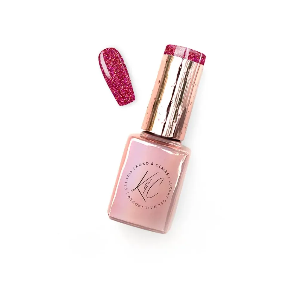 Clear Jelly Stamper KoKo & Claire 0423 Mulled Wine gellak rubinrød 12 ml