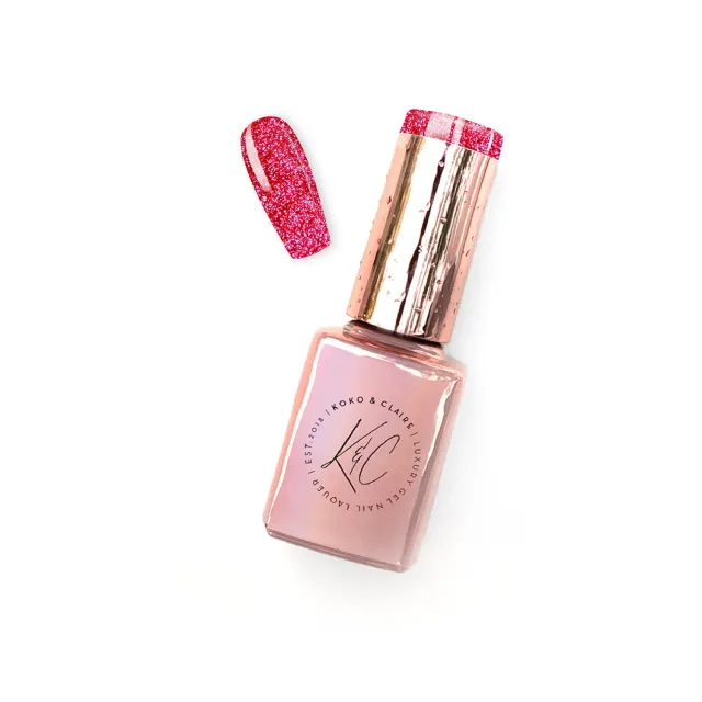 Clear Jelly Stamper KoKo & Claire 0316 Kissable gellak 12ml glitter