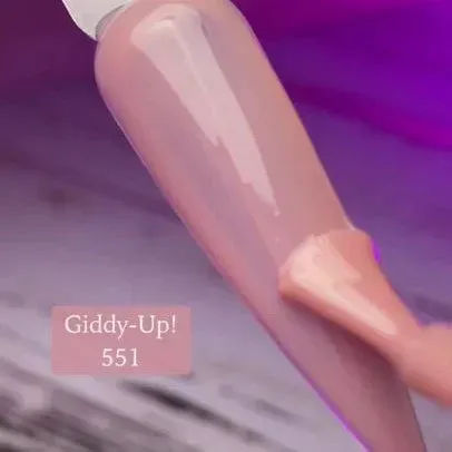 Clear Jelly Stamper KoKo & Claire 0551 Giddy-Up gellak nude 12 ml