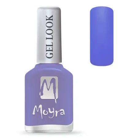 Moyra Gel Look neglelak 964 Delphine 12ml hvid glitter
