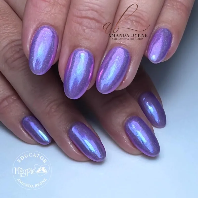 Beautystones Danielle chrome pulver spejleffekt