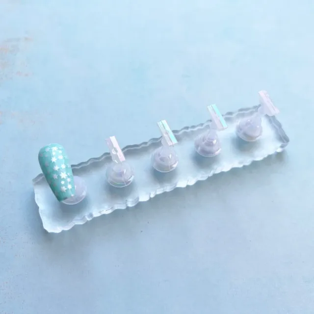 Clear Jelly Stamper 5 Tip holder akryl display natur
