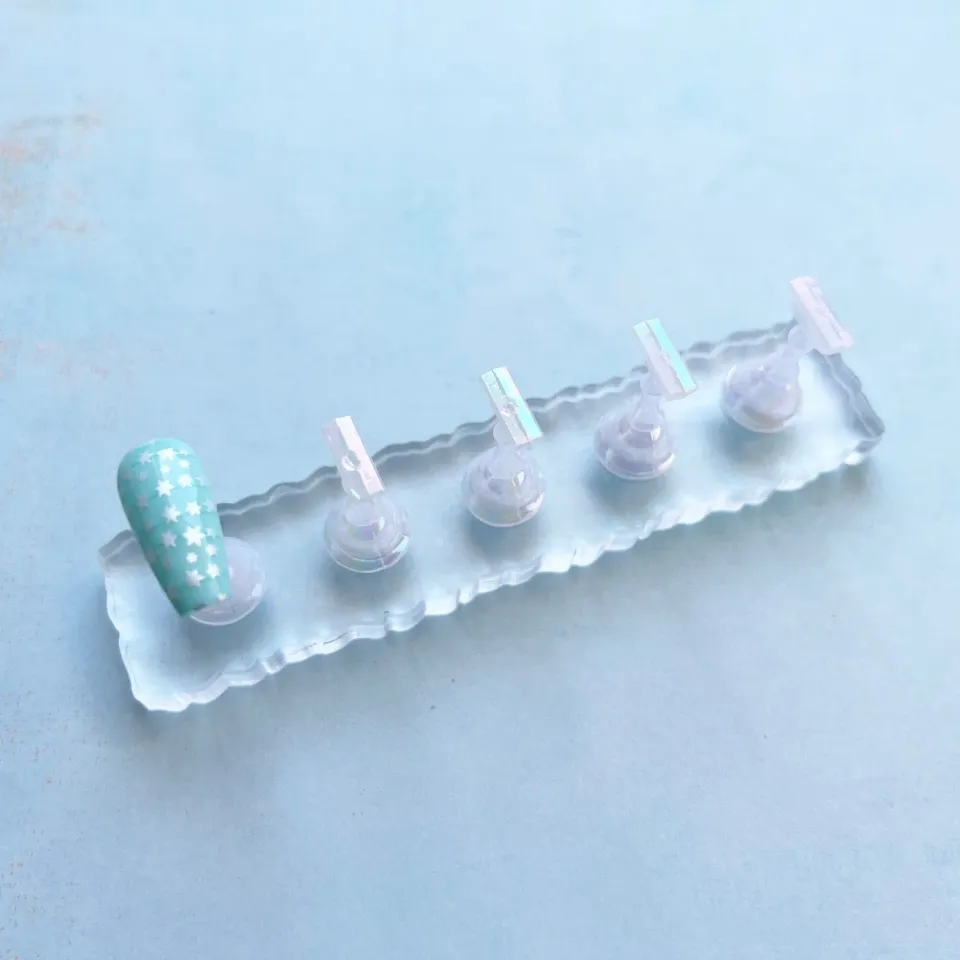 Clear Jelly Stamper 5 Tip holder akryl display natur