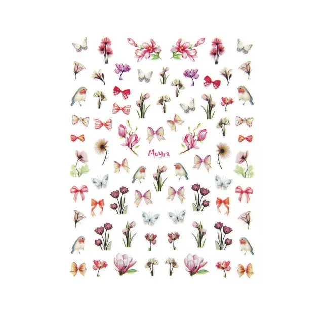 Moyra Nail Stickers No. 12 negleklistermærker selvklæbende
