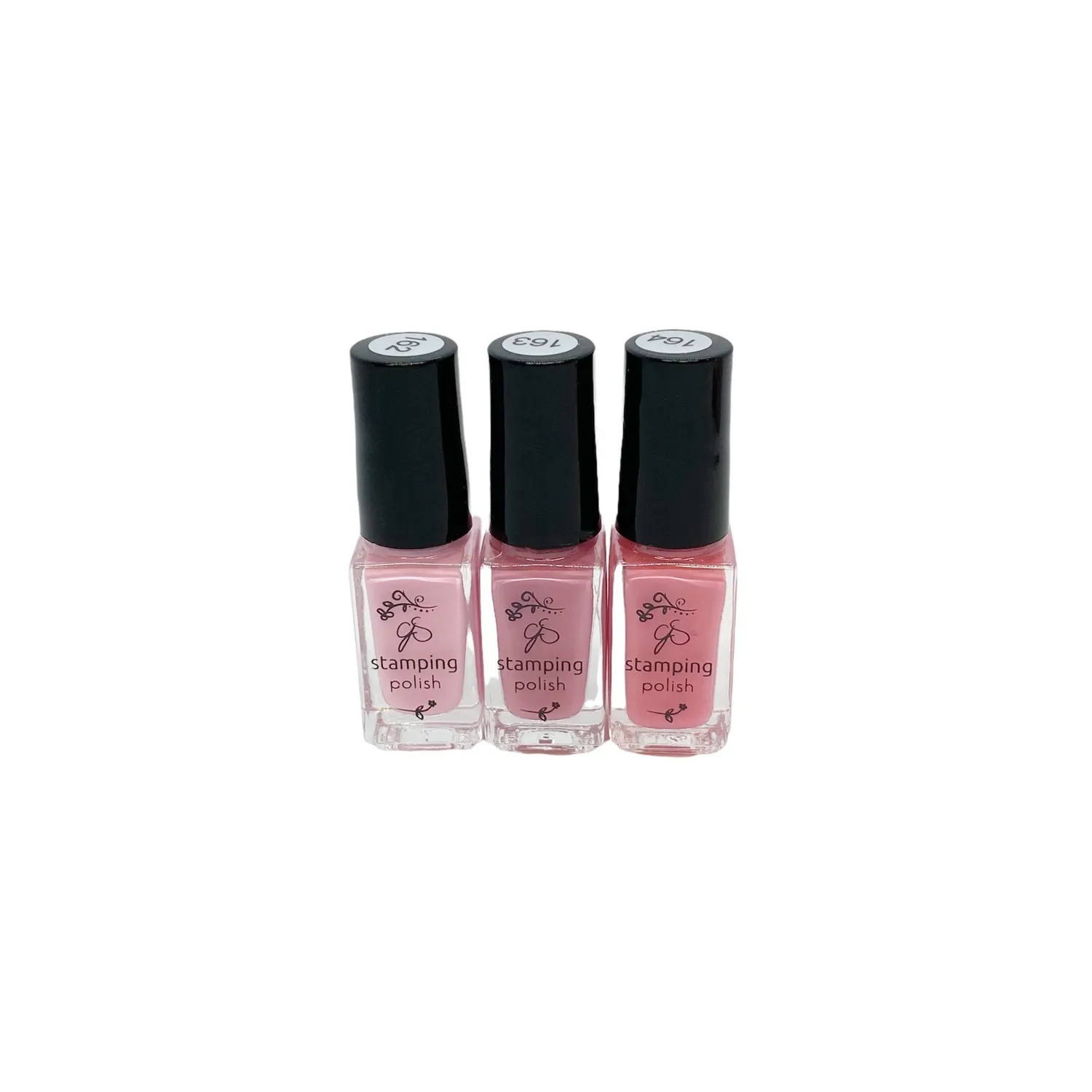 Clear Jelly Stamper Don't Be Cheeky stampinglak 3-pak rosa