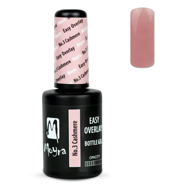 Moyra Easy Overlay No.3 Cashmere flaskegel 10 ml nude