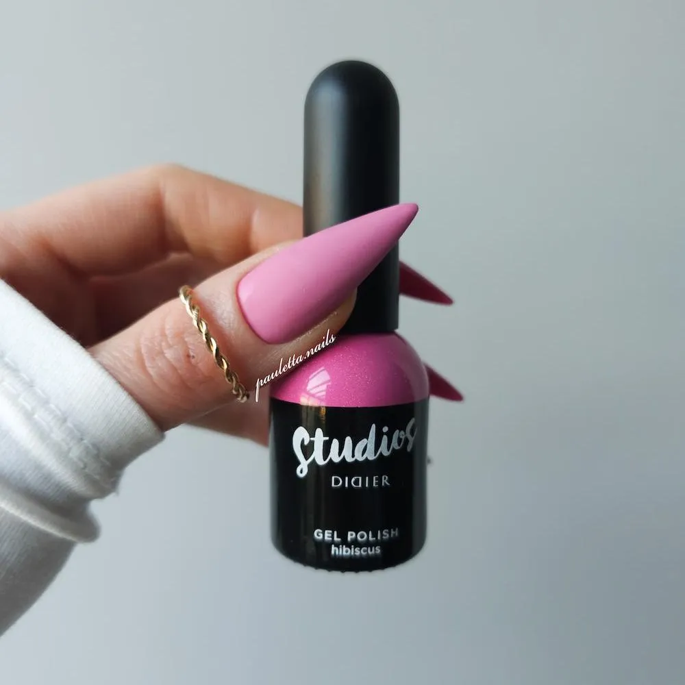 Studios Didier Hibiscus gellak rød med shine-effekt