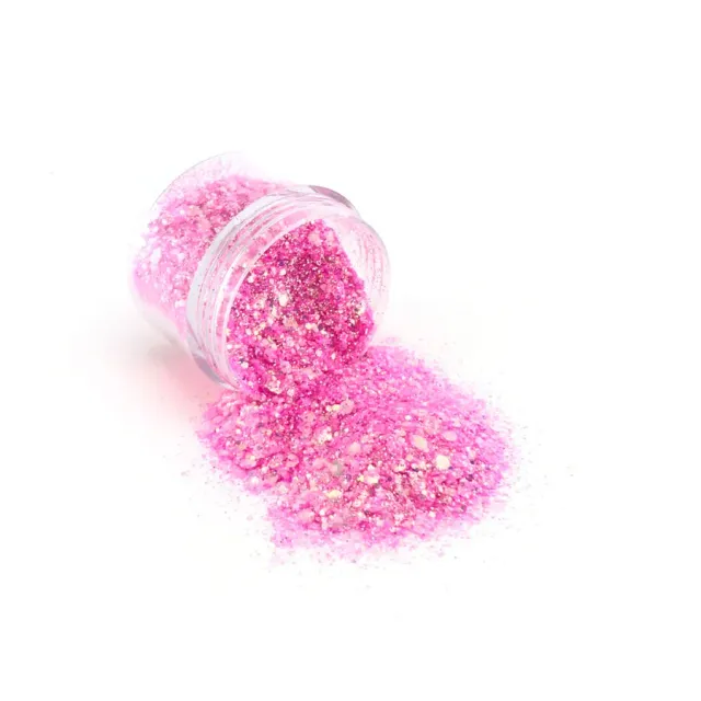 KoKo & Claire Sprinkles 11 Barbie Pink neglenglitter pink