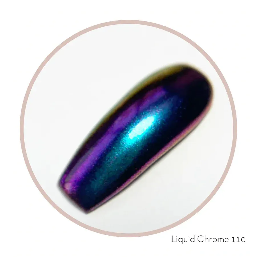 Clear Jelly Stamper KoKo & Claire Liquid Chrome 110 aqua lilla