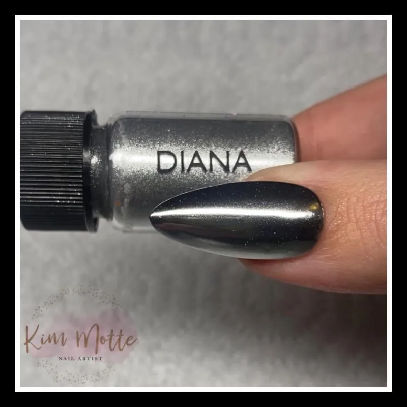 Indigo Nails Beautystones Diana neglepudder spejl chrome