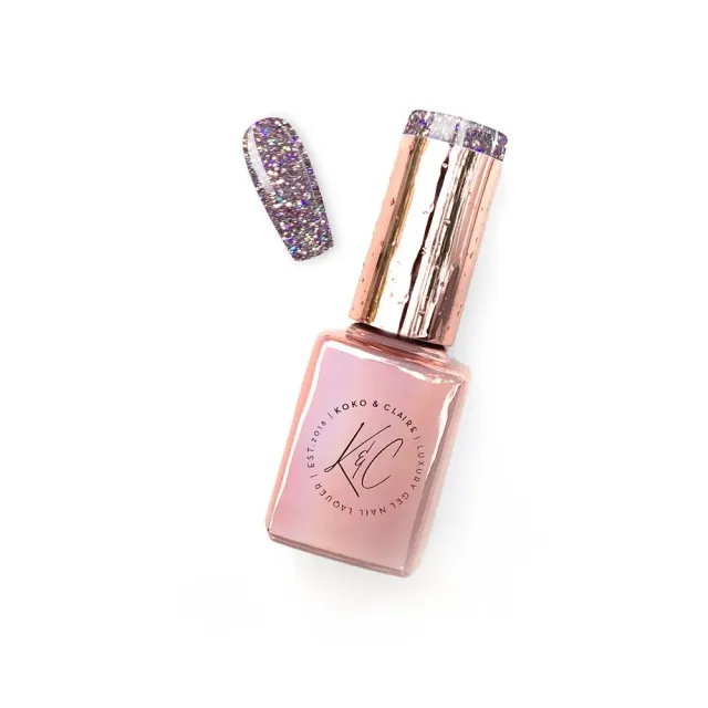 KoKo & Claire 0406 Blinders gellak lilla glitter