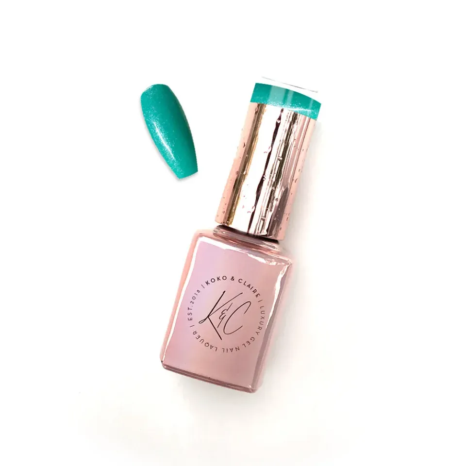 Clear Jelly Stamper KoKo & Claire 0149 Magically Delicious gellak teal