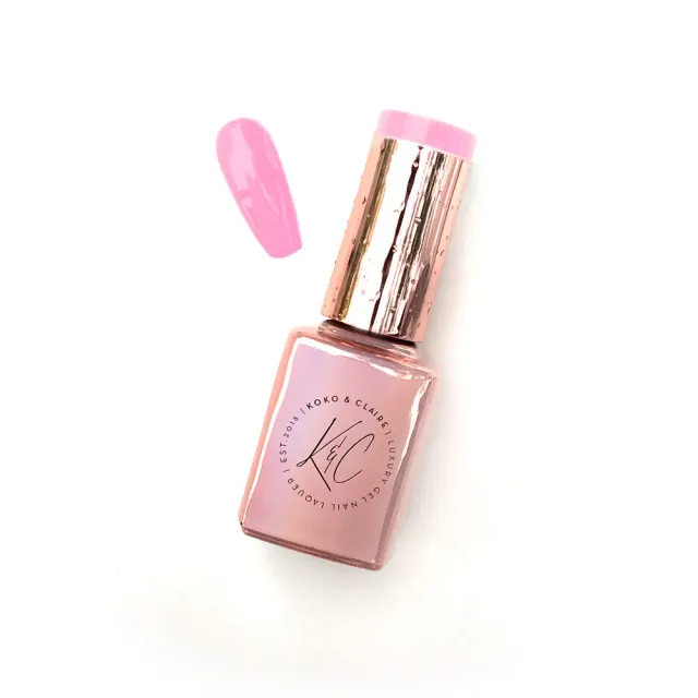 Clear Jelly Stamper KoKo & Claire 090 Double Trouble gellak pink