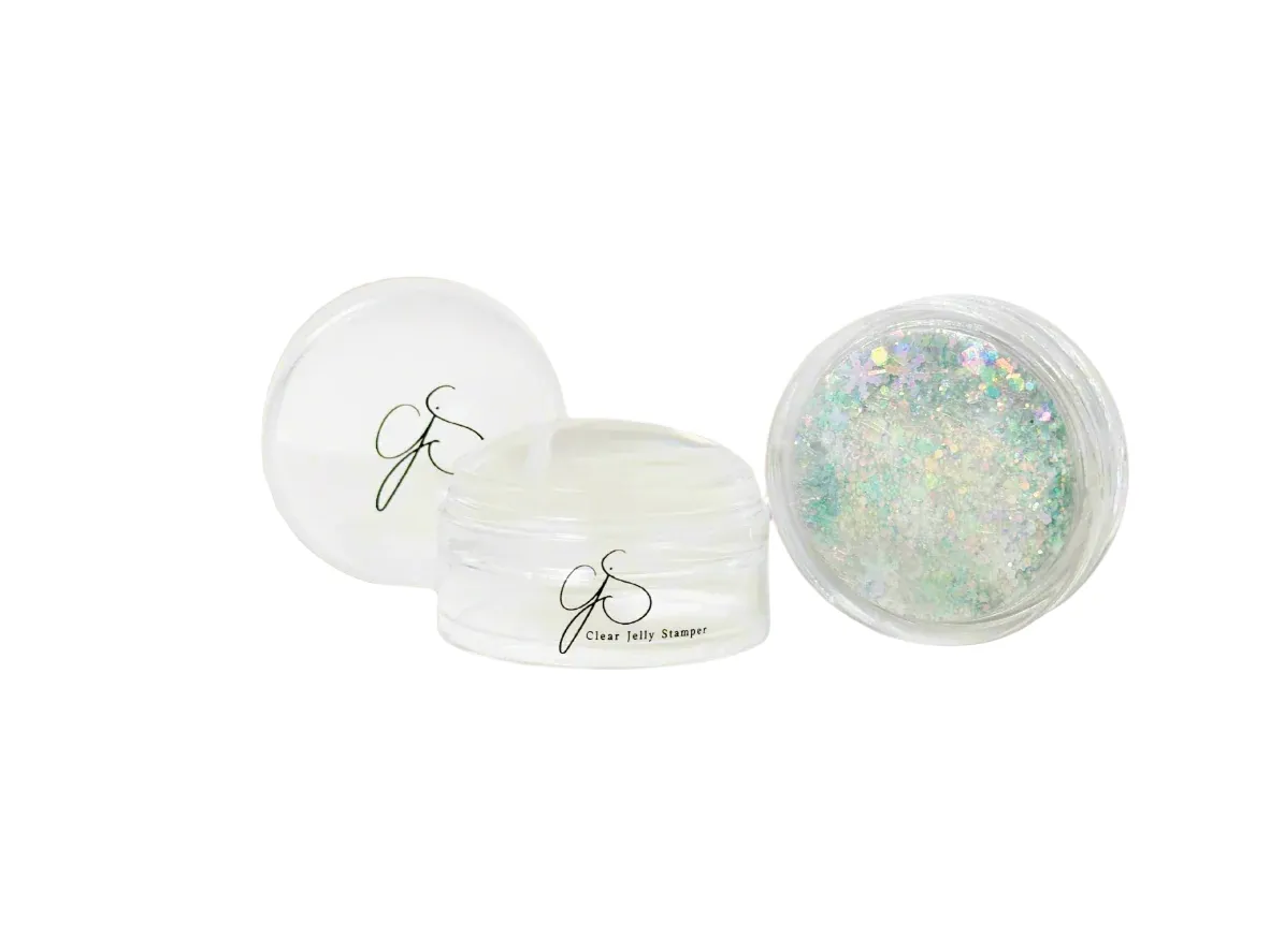Clear Jelly Stamper Lil Miss Bling XL stamper Chic Heart Duo