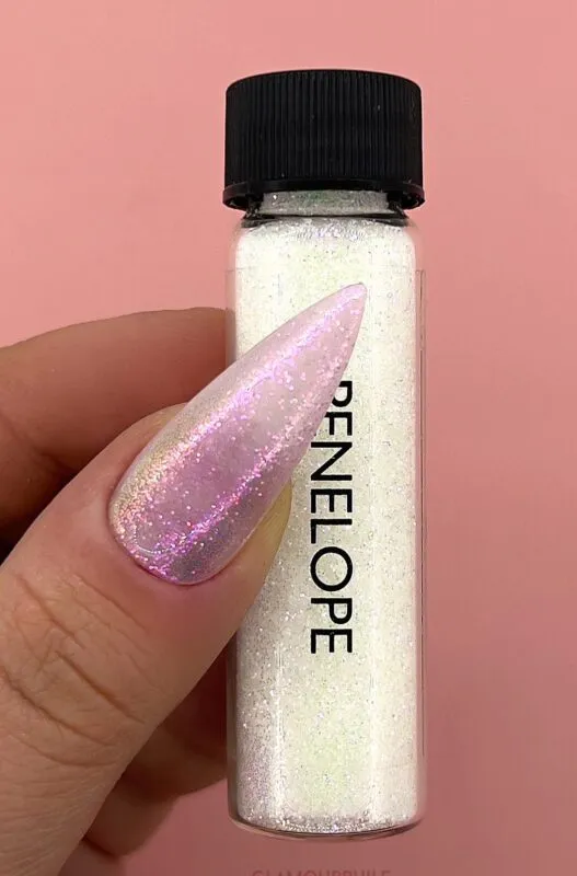 Indigo Nails Penelope Glitter negleglitter lyserød