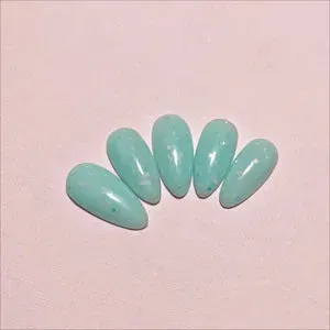 Clear Jelly Stamper Glam & Go negle almond full coverage 50stk