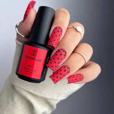 Didier Lab BBIO Ferrary Red builder gel 15ml rød