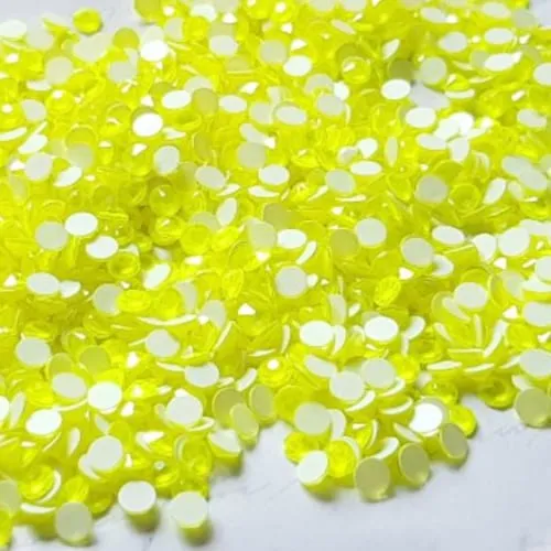 Indigo Nails Beautystones Crystal Electric Yellow rhinsten