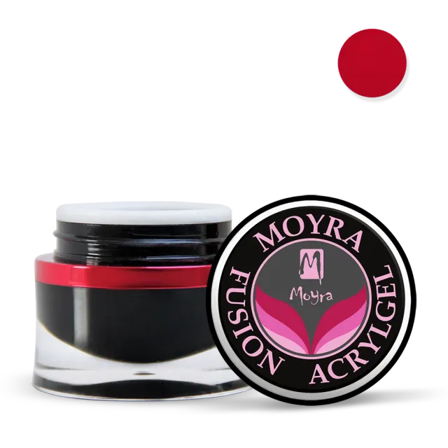 Moyra Fusion Colour Acrylgel No. 04 Hibiscus Red 15 g