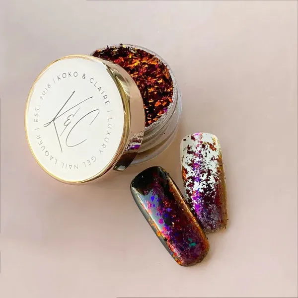 Clear Jelly Stamper Fire chromepigment kamæleon guld kobber