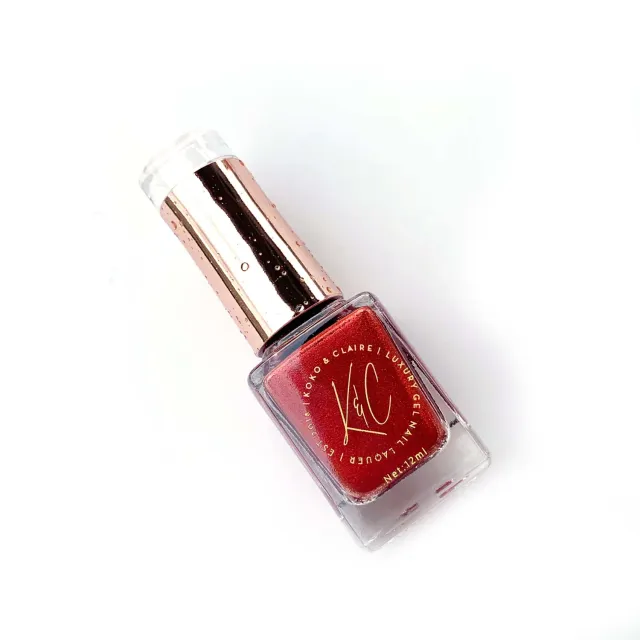 KoKo & Claire Ink negleblæk rød metallic vandbaseret