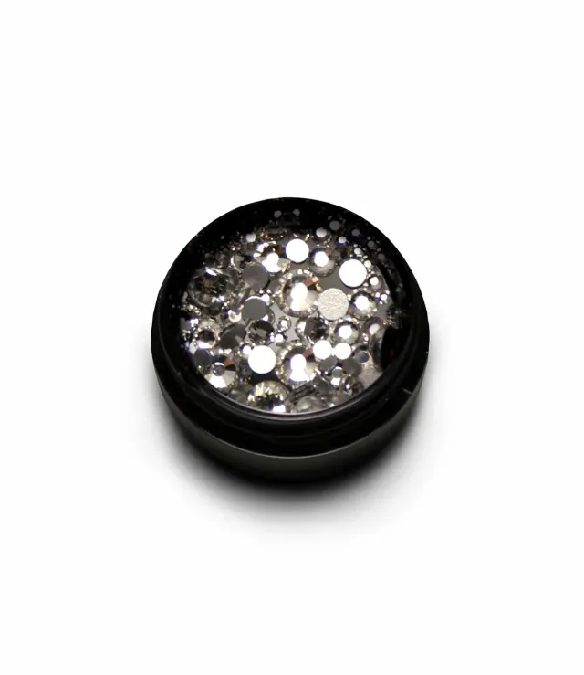 Mline New Duo Crystal mix rhinsten klar