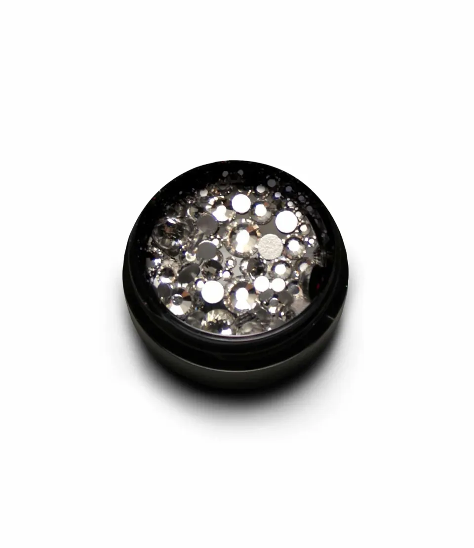 Mline New Duo Crystal mix rhinsten klar