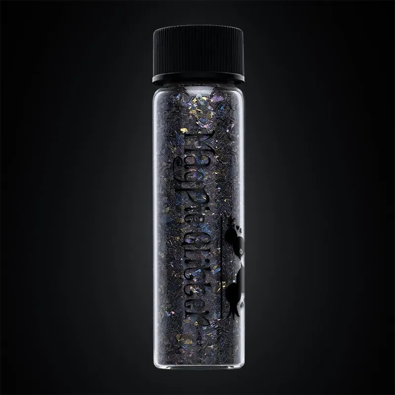 Indigo Nails Sparrow negleglitter mørk glimmer