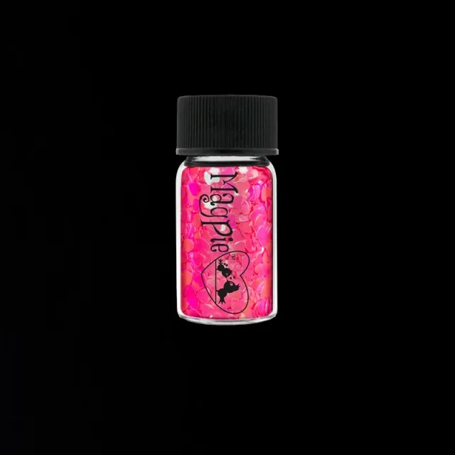 Indigo Nails Pink Hearts neglepynt til dekoration