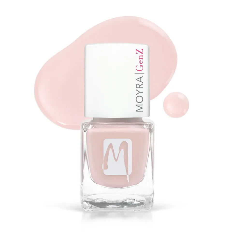 Moyra GenZ neglelak No. 17 Blush 7 ml med gel-glans