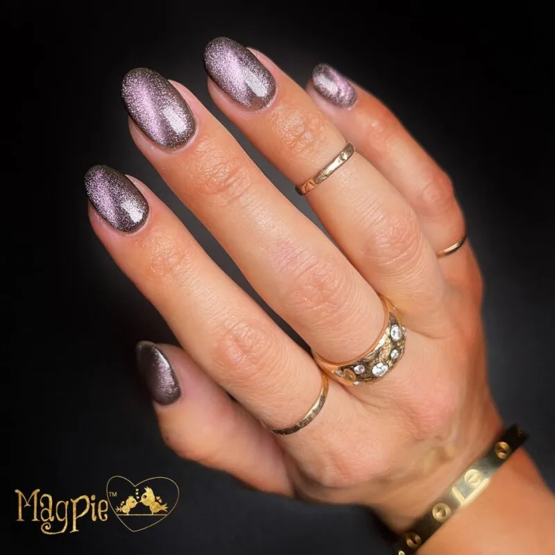 Indigo Nails Beautystones Paloma cat eye pulver magnetisk