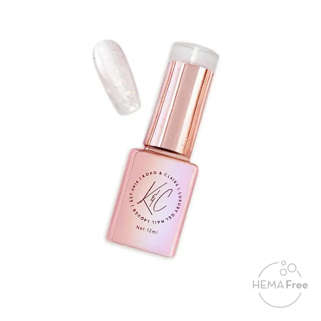 Clear Jelly Stamper Icy Glow builder gel hema fri hvid 12 ml