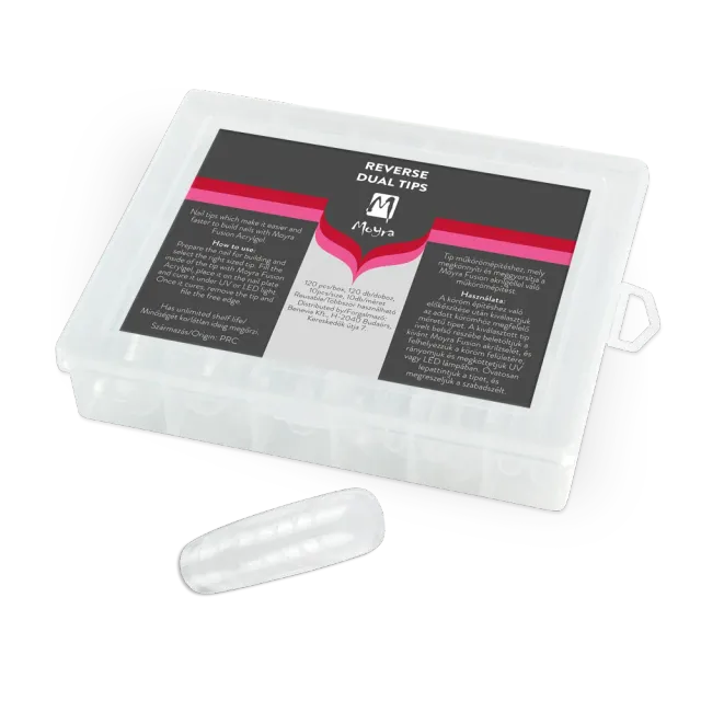 Moyra Reverse Tip Box No. 02 Almond negletips 120 stk