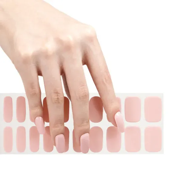 Clear Jelly Stamper Gel-ly Wraps 059 Pale Pink gel wraps lyserød