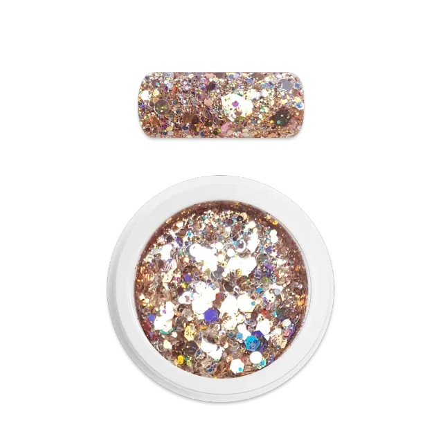 Moyra Holo Glitter Mix No. 26 Champagne negleglitter 1 g holografisk