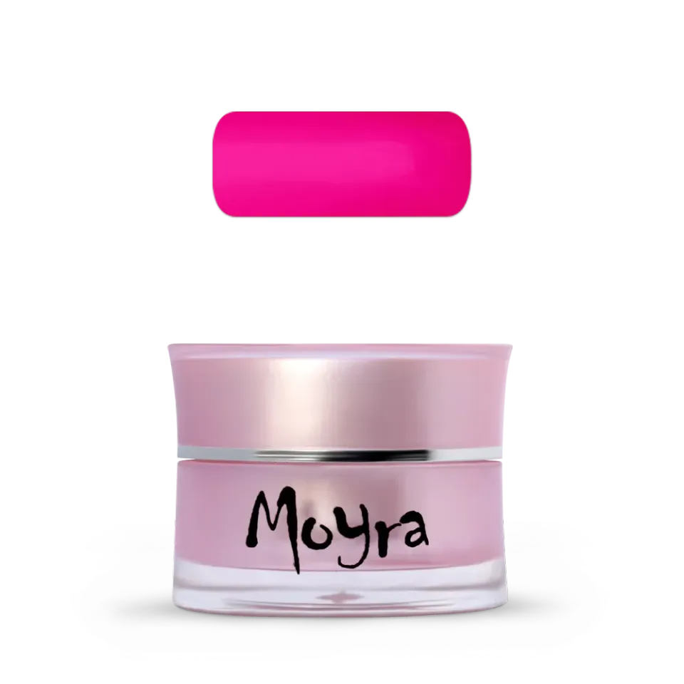 Moyra SuperShine farvegel 571 Vivid Pink 5g stærk pink