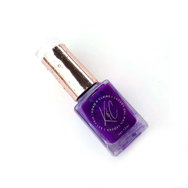 Clear Jelly Stamper KoKo & Claire Ink Grape stamping ink metallic