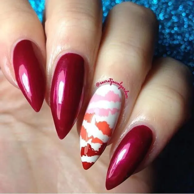 Clear Jelly Stamper CjSV-01 Luscious Lips negleplade 6x6 kærlighed