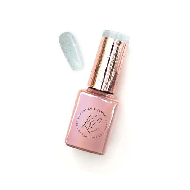 KoKo & Claire 0163 Starlight gellak lilla flake 12 ml