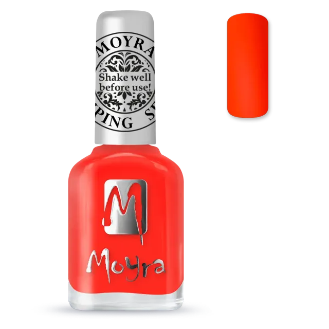 Moyra Stamping SP21 neglelak 12 ml neon rød